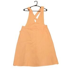 RooLee women's Linen/Cotton Pinafore Dress size L